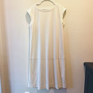 Prologue Bone Ivory Sleeveless Dropwaist Shift Dress Career Work Spring Large L